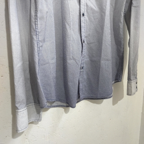 Xray | Men's Grey Spotted gradient Button Down Shirt - Picture 6 of 10